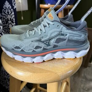 Mizuno Sneakers Womens 10 Wave Horizon 7 411442 Running Gray Gym Sneakers Clean